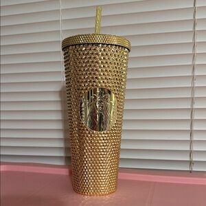 Starbucks Gold Studed Tumbler